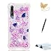 Produktbild TOUCASA Huawei P20 Pro Handyhülle,Huawei P20 Pro Hülle, Flüssig flüssiges Einhorn Bewegende Treibsand TPU,Kratzfestes Schutzhülle Flüssig flüssiges Einhorn Hülle Huawei P20 Pro(Diamant)