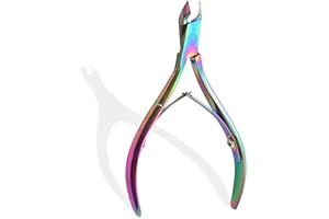 CIOMILIARO Alicates para cutículas,Cortador de cutículas,Recortador de cutículas de acero inoxidable,Tijeras Cuticulas,para uñas de pedicura y manicura(Color)
