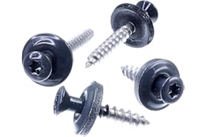 SECCARO Lot de 100 vis étanches 4,5 x 20 mm, RAL 7016 gris anthracite, acier inoxydable A2, rondelle d'étanchéité EPDM 15 mm, TX/six pans creux