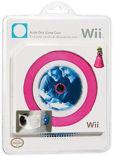 Preisvergleich Produktbild Multi-Disk Game Case Prinzessin Peach (Nintendo Wii)