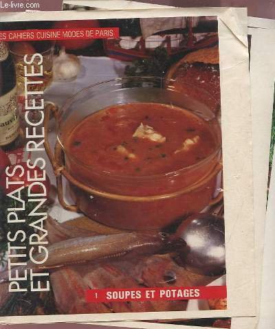LEC CAHIERS CUISINE MODES DE PARIS- 50 NUMEROS : PETITS PLATS ET GRANDES RECETTES : Soupes et potages + tout en couronne + les bonnes pates + gâteaux tout simples + douceurs de la chandeleur + Fruits de mer + Légumes d'hiver + Les abats + le lapin...etc francais