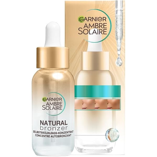 Sonnenlose Bräunungstropfen | Zur Melanin-Steigerung | Für Gesicht & Körper | 60 Ml | 3er-Pack