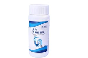 HIKAKA Deodorante per draghe per tubi, Potente detergente per lavandino e scarico Scovolino rapido per schiuma Deodorante in polvere chimica Agente di dragaggio della toilette della cucina