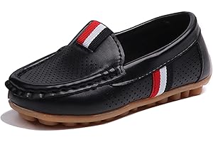 Yeeteepot Kinder Mokassins Bootsschuhe Mädchen Flache Halbschuhe Jungen Weich Loafers rutschfest Oxfords Slippers Bequem Lauflernschuhe