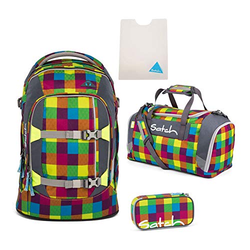 Preisvergleich Produktbild Satch Schulrucksack-Set 4-TLG Pack Beach Leach 2.0 Bunt