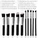 Savisto Premium Kabuki Make Up Brush Set - 10 Piece Professional Synthetic MakeUp Brushes