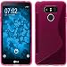 Produktbild PhoneNatic Case für LG G6 Hülle Silikon pink, S-Style Cover