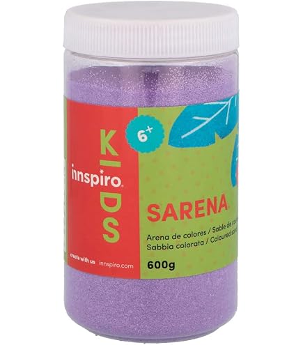 Sabbia Colorata INNSPIRO Blu Navy 600 Gr - Per Decorazioni E Lavoretti Artistici