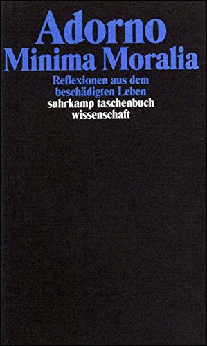 Download Gesammelte Schriften in 20 Bänden: Band 4: Minima Moralia. Reflexionen aus dem beschädigten Leben (suhrkamp taschenbuch wissenschaft) Download Gesammelte Schriften in 20 Bänden: Band 4: Minima Moralia. Reflexionen aus dem beschädigten Leben (suhrkamp taschenbuch wissenschaft)