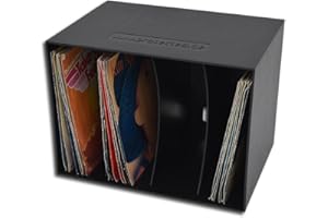 Protected Single Schallplatten (7inch) Box aus Kunststoff schwarz