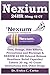 Produktbild Nexium24HR 20mg 42 ct: Uses, Dosage, Side Effects, Precautions and Warnings & NEXIUM 24 HR Delayed Release Heartburn Relief Capsules/ Tablets 20 mg, 42 Count Interactions with Other Drugs