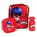 Produktbild Miraculous Ladybug Wundertätige Marienkäfer 4105 V-6668 3-Teiliges Set (insukated Kühler Lunch Bag, Sandwich Box und 350 ml Sport Flasche)