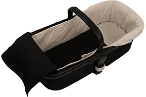 Tititnins® - Funda Capazo Velcro para Bugaboo Fox 5 | Vestidura Cubre Cuco Bebé | Te Permite Llevar el Cubre pies Original | Paredes Suelo Acolchado Transpirable 3D | 100% Algodón | Diplomatic CR