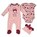 3x Disney Kids Baby Romper Set Playsuit Jumpsuit Hat Cap Clothing Wear Minnie Mouse 3-6 Mnth