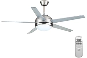 DCG Eltronic VECRD70TL Ventilatore SOFFITTO, 60 W, Bianco e Nero