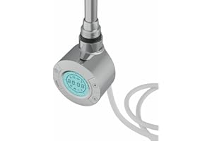 Warmehaus Smart WiFi Thermostatic Electric Heating Element with Timer Overheating Child Lock Function 500W Chrome