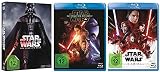 Star Wars Teil 1-8 (Teil 1+2+3+4+5+6+7+8) [Blu-ray Set] - Natalie Portman, Harrison Ford, Hayden Christensen Ewan McGregor