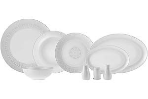 Karaca Arte 56-częściowy zestaw naczyń dla 12 osób New Bone – zachęcająca elegancja na każdą okazję z wyrafinowanym kunsztem rzemieślniczym