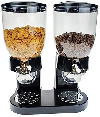 United Entertainment - Distributeurs de Céréales - Cornflakes Dispenser - Noir - Petit-déjeuner - Outils de cuisine
