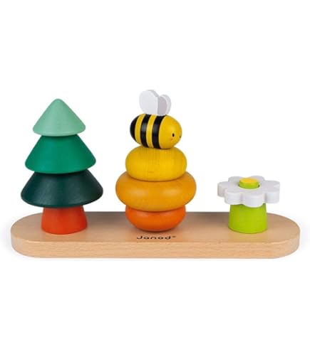 Montessori Holzspielzeug Mit Muttern & Schrauben - Lernspielzeug Für 1-3 Jahre