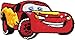 Produktbild Disney Lightning McQueen Aufnäher, mehrfarbig