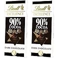 Lindts Excellence 90% Cocoa Dark Chocolate Bar, 100gm Pack Of 2