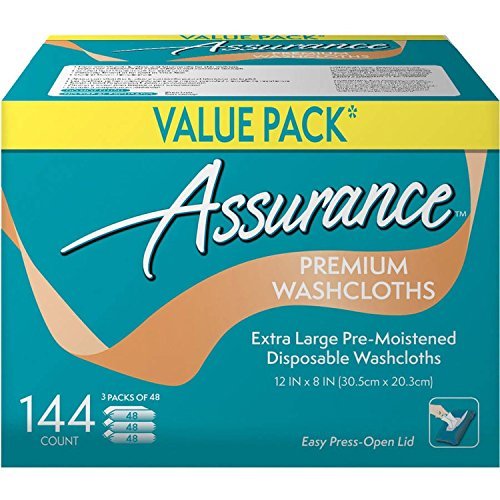 Preisvergleich Produktbild Assurance Premium Washcloths Value Pack 144 Count by Assurance