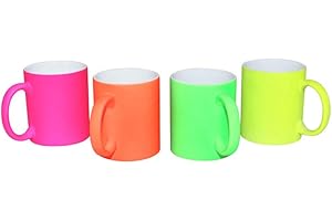 GRUPO K-2 (1) Wonduu Taza Colores Fluor Para Sublimación Rosa Fluor