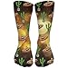 Produktbild Mexican Sombrero Hat Cactus Pattern Unisex Novelty Crew Socks Ankle Dress Socks Fits Shoe Size 6-10