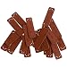 Produktbild IPOTCH 20 Stück Handgefertigte Lederetiketten, Leder-Tags, Handmade Leather Labels Tags - Braun 3#, 51 × 15 × 1 mm