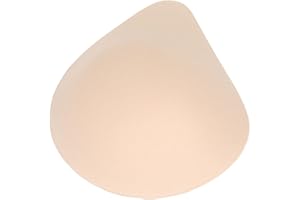 JIAWU Forma de Pecho de Poliuretano, Forma de Esponja Ligera, Soporte de Prótesis de Mastectomía en Espiral, Sujetador Cóncavo Almohadillas Realzador de Sujetador, Insertos para Mujeres (Bien SG)