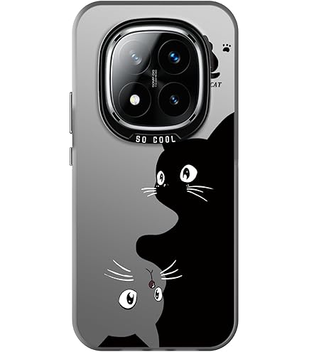 Coque noire Taperso pour Redmi note 14 4G avec motif licorne pop art