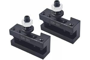 LIOAEUST Soporte para herramientas de torneado, 2 piezas AXA 250-101 de cambio rápido, accesorios de repuesto para torno CNC