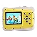 Price comparison product image TOOGOO Mini 2 Inches Full HD 720P Digital SLR Camera 120 Degree Wide Angle For Children Kids Toy Gift Waterproof Dustproof Kids Camera Camcorder 5M Pixels(Support 32GB TF Card) Yellow