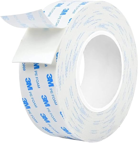 Dpm tapes - Cinta de doble cara 3M 1600T Para Interiores y Exteriores, Resistente al Agua, Para Objetos Pesados, Espuma de PE, Fijación de Objetos, Imágenes, Aplicaciones Permanentes - - 1