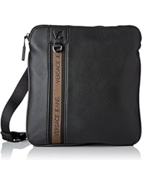 Versace Jeans Herren Ee1yqbb04_e77219 Schultertasche, Schwarz (Nero), 1x25x24 cm
