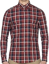Ben Sherman Long Sleeve Poplin Check Shirt - 0048087 Regular Fit (MOD Fit)