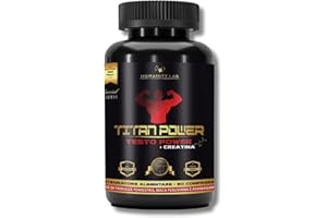 HUMANITY LAB TITAN POWER | ECONOMY VERSION | 90 Caps Pre Workout | Testo Power più Creatina Monoidrata per Aumento Massa Muscolare con La Maca Peruviana, Tribulus Terrestris Pro, Ashwaganda Bio