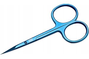 MANI KING Professionelle Nagelhautschere mit Gerade Spitze, Gerade Kosmetikschere, Kosmetische Nagelhautschere sich gut zum Entfernen der Nagelhaut rund um die Nägel und zum Zuschneiden Maniküre Tools