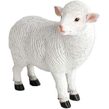 Vamundo Lustiges Deko Lamm Schaf Wetterfest Fur Innen Und Aussen Stehend Mit Gummistiefel Grun Gartendeko Figuren Statuen