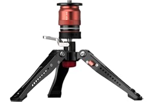 IFOOTAGE Cobra 3 Monopod Base-P Mini Desktop Tripod, Low Profile Minipod, Camera Small Tripod Pedal Locking Design,360°Smooth Rotation,1/4"&3/8" Screws,Load up to 17.64lb/8kg