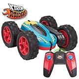 Coche teledirigido reversible: el tornado max es azul por un lado y rojo por el otro, por lo que son dos coches en uno; gracias al efecto tornado puedes cambiar de uno a otro fácilmente