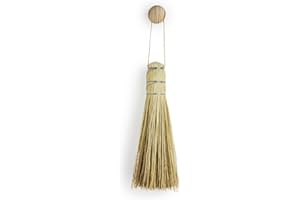 Mendi Escoba Artesana Redonda 33 cm Fabricada en España