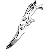 Stainless Steel Kitchen Scissors, Poultry Scissors, Bows Chicken Scissors, Bone Scissors, Meat, Fish, Bones and Vegetables wi
