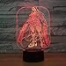 Produktbild 3d Spiel Licht Red Dead Redemption Night Light Baby 3D Mood Lamp RGB Changeable Lighting Base Acrylic Crafts for Birthday Holiday Christmas Party Decoration (Reaper Cap)