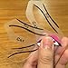 Travelmall 4PCs Stencils For Perfect Cat Eyeliner And Smoky Eyes Eyebrows Template Card Makeup Tool Stencil for The Perfect Winged Cat Eyeliner. (SOFT)