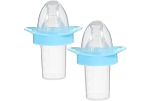 Tomaibaby Baby MedicineSSS Dispenser: 2PCS Pacifier Shaped Baby Medicine SyringeSSS - Safe and Easy to Clean - Pacifier Feeder for Newborn Babies Infant Toddler