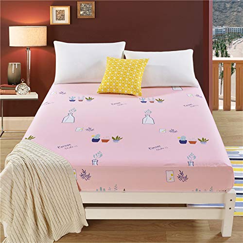 Preisvergleich Produktbild SUYUN Wasserdichter Matratzenschoner - atmungsaktiv, hautfreundlich, hypoallergen, staubmilbenresistent, Bettdecke,EIN Paar Kissenbezüge aus Baumwolle (ohne Kern)