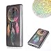 Produktbild Aearl Huawei Mate 10 Lite Pro Hülle Silikon Shiny Laser Bunt Gemälde Muster Dünn TPU Transparent Klar Schutz Stoßfest Bumper Cover mit Schutzfolie für Huawei Mate 10 Lite Pro, Traumfänger