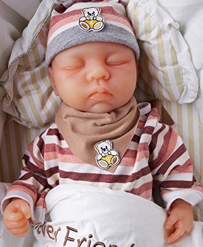 IVITA 18'' 7lbs Reborn Silicone Baby Doll Lovely Lifelike Cute Baby Sleeping Girl